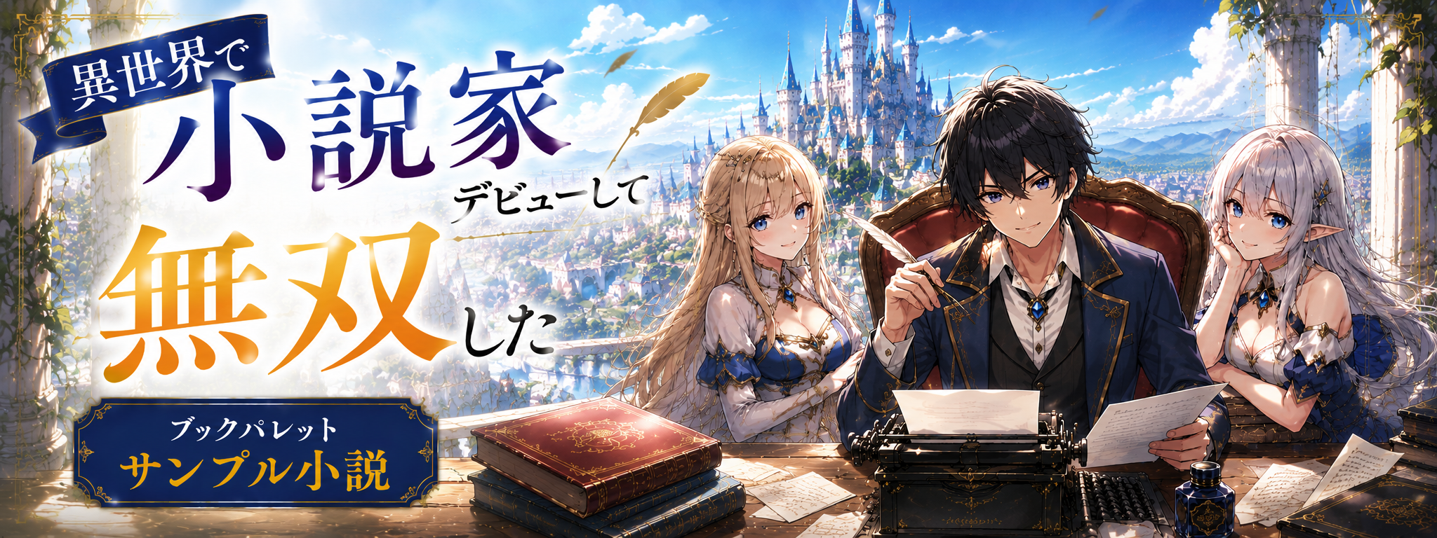異世界で小説家デビューして無双した